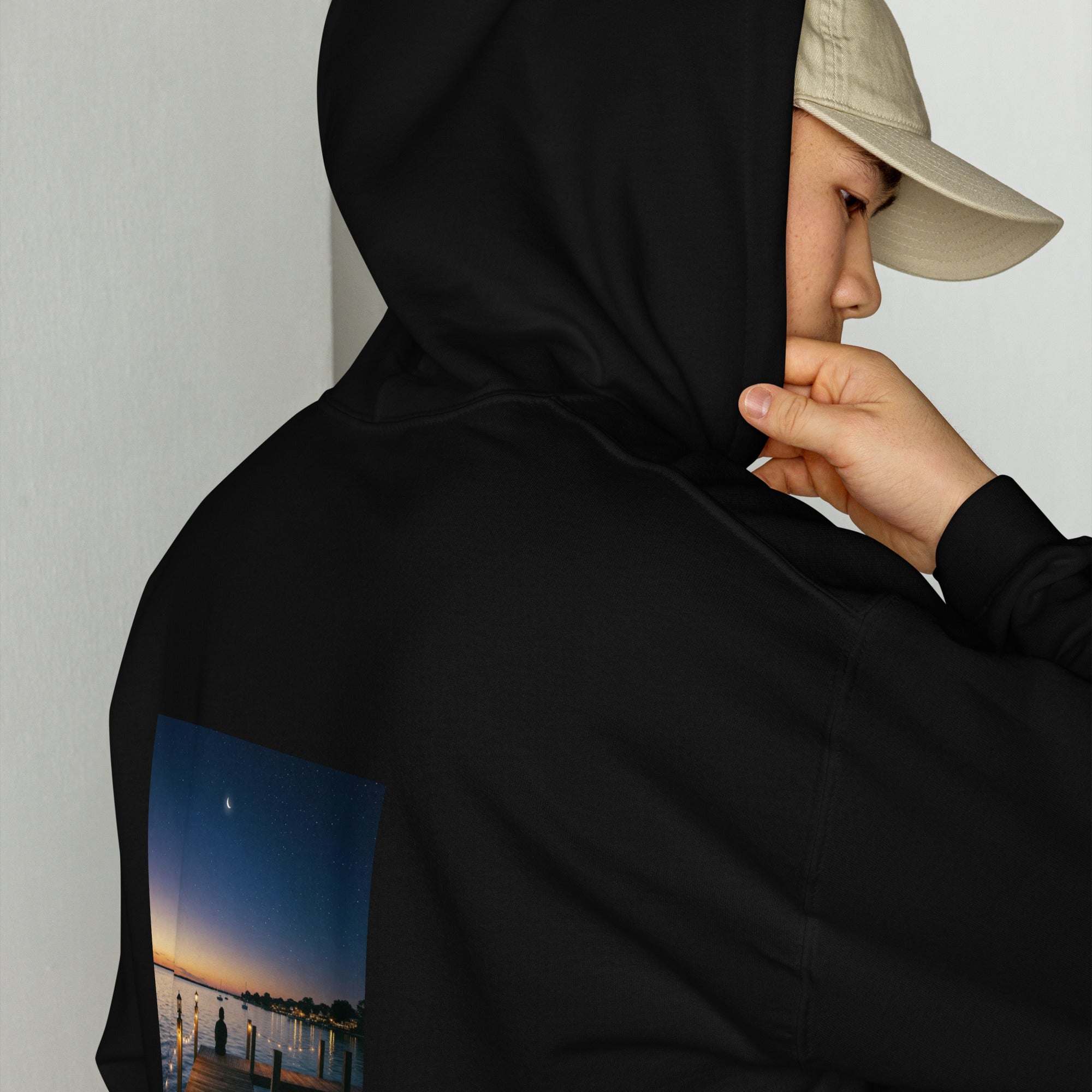 Unisex Premium Hoodie Lake St Clair Nights